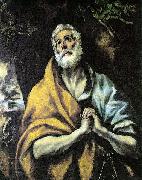 El Greco The Repentant Peter painting